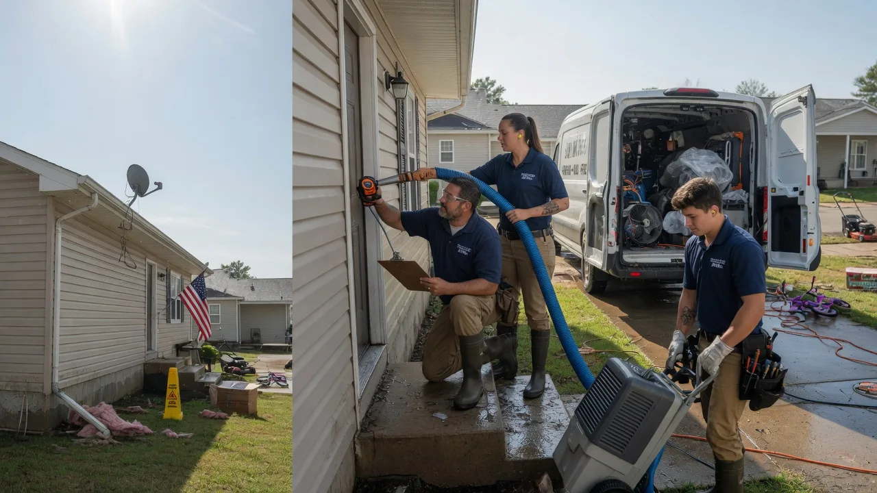 Ceiling Water Damage Restoration in Glenburn, ND near me